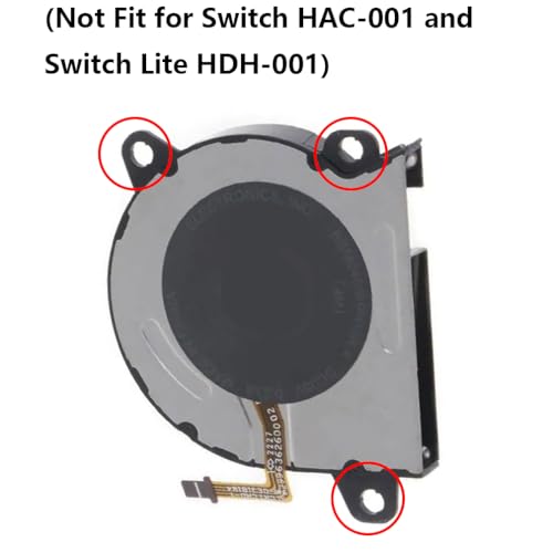 CPU Cooling Fans Suitable for Switch NS OLED HEG-001 Series Games Console Cooler Fan BSM0405HPH5RA, BSM0405HPG41, PVB040A05M-P10-04 5V 0.21A 4 PIN
