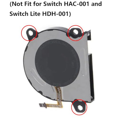 CPU Cooling Fans Suitable for Switch NS OLED HEG-001 Series Games Console Cooler Fan BSM0405HPH5RA, BSM0405HPG41, PVB040A05M-P10-04 5V 0.21A 4 PIN