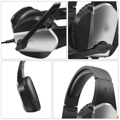 GANAZONO Professional Gaming Headset with Noise-canceling and Sound Absorption Features, Plastic Over-Ear Gaming Headphones for Computer Use, for Watching Movies and Chat