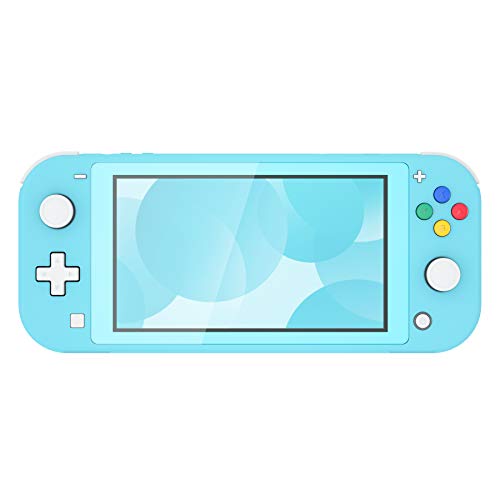 eXtremeRate Heaven Blue DIY Replacement Shell for Nintendo Switch Lite, NSL Handheld Controller Housing with Screen Protector, Custom Case Cover for Nintendo Switch Lite [Console NOT Included] - color: Heaven Blue