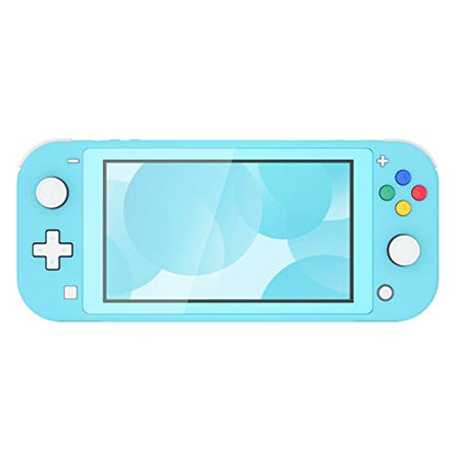 eXtremeRate Heaven Blue DIY Replacement Shell for Nintendo Switch Lite, NSL Handheld Controller Housing with Screen Protector, Custom Case Cover for Nintendo Switch Lite [Console NOT Included] - color: Heaven Blue