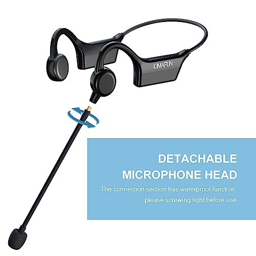KIMAFUN 2.4G Fitness Headset Wireless Microphone, IP67 Waterproof Sweatproof Microphone for Water Aerobics, Swimming Coach, Fitness Instructor, Yoga, Spinning, Training, Teaching, Speakers, GWP91 - size: GWP91(1TX+1RX)