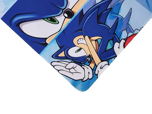 KESS: Sonic: Playmat - Modern Sonic - 23.75 x 13.5 Neoprene, Non-Slip, Tabletop Accessory, Comfort & Protection, Card-Board-Dice-RPG Games, Mouse Pad - style: Modern Sonic