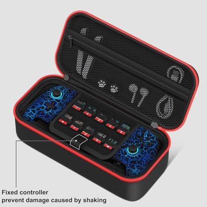Customized Switch Travel Case for JC200 Switch Controller, Protective Hard Shell Case Large Capacity Holds Switch Controller, Switch Console, AC Adapter, Headset and 10 Game Cards for Cases & Storage