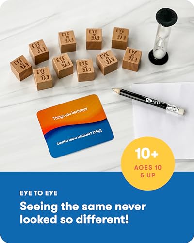 SimplyFun Eye to Eye - A Classic Category Matching and Conversation Game - A Prediction Game for Kids - 3 to 6 Players - Ages 10 & Up - style: Eye to Eye