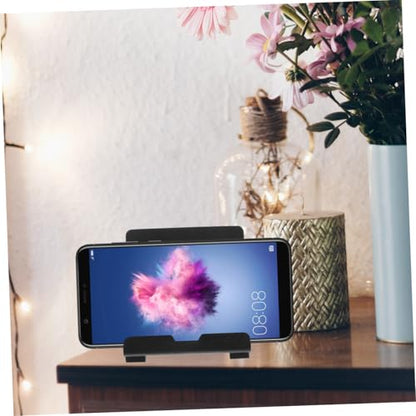 HOMSFOU Handheld Console Stand Lightweight Portable Gaming Console Base Anti-Skid Design for and Switch Sturdy Construction for Enhanced Gaming Experience - color: Black