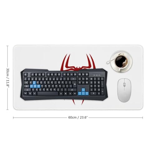 Gaming Mouse Pad, Red Spider Mouse Pad 11.8x23.6 Inch Small Computer Mouse Mat Keyboard Desk Mousepad for Gaming, Office, Home - color: style-25, size: 11.8 x23.6-Inch