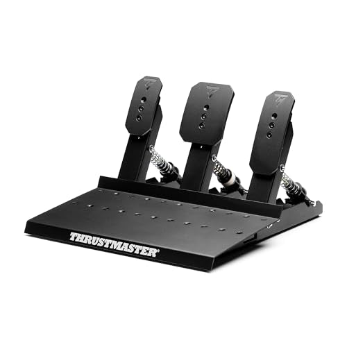 Thrustmaster Raceline Pedals III Modular Sim Racing Pedals - PS5, XBOX & PC | 3-pedal all-metal build, H.E.A.R.T sensors, 3 pressure adjustments, multiple springs, non-slip pads, load-cell upgrade ready - style: Raceline Pedals III