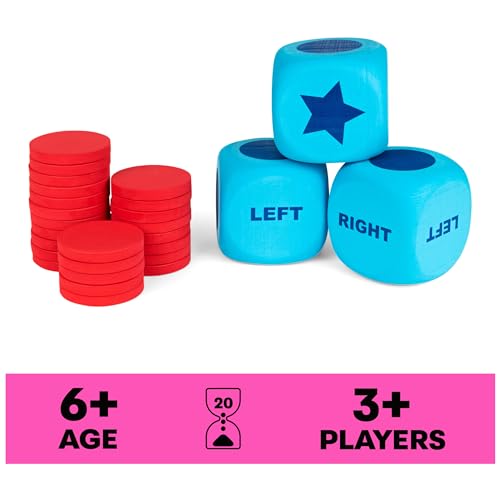 Spin Master Games Left Center Right Giant Edition Family Game - style: Giant Left Center Right