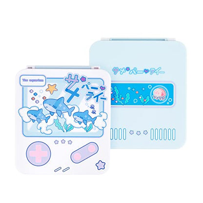 GeekShare Portable Switch Game Card Case - 12 Game Card Slots, Compatible with Switch Lite/Switch/Switch OLED (Shark Party) - size: For Switch 2017/Switch OLED/Switch Lite