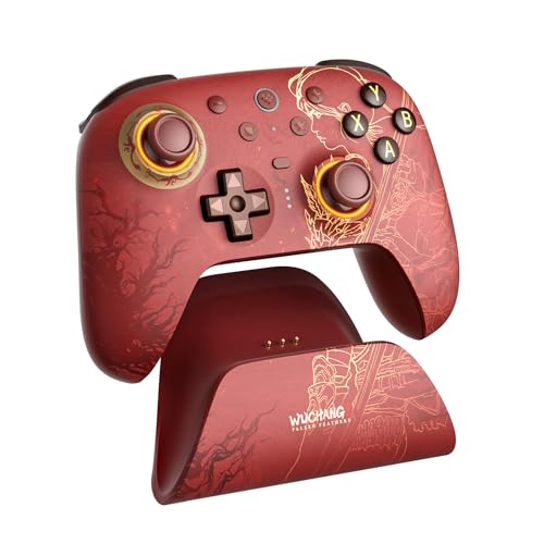 8Bitdo Ultimate 2 Wireless Controller for PC, Apple, Steam&Android, WUCHANG | Officially Licensed by WUCHANG: Fallen Feathers, TMR Joysticks, Hall/Tactile Triggers, 1000Hz, RGB Fire Ring, Charging Dock - color: WUCHANG: Fallen Feathers