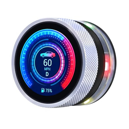 ELECROW 1.28" ESP32 Rotary Display 240x240 HMI IPS Round Knob Touch Display | 2.4G WiFi and BLE Capacitive Rotary Touch Screen Development Board Compatible with Arduino IDE and LVGL Library - size: 1.28" ESP32 Rotary Display