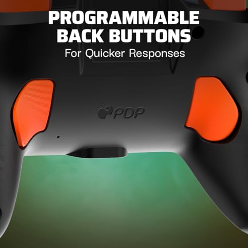 PDP REMATCH GLOW Wireless Nintendo Switch Pro Controller, Full Motion Controls – Licensed for Nintendo Switch. & Lite & OLED Model, Rechargeable Battery Power, Glow in the Dark: Blackout Bowser - color: Bowser