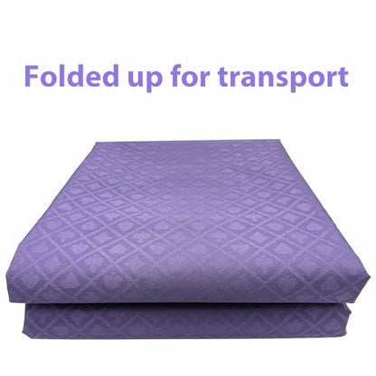Speed Cloth Poker Table Fabric - 108X60 Inch Section of Casino Card Game Table Felt Top Cover Accessories - Purple - color: Purple