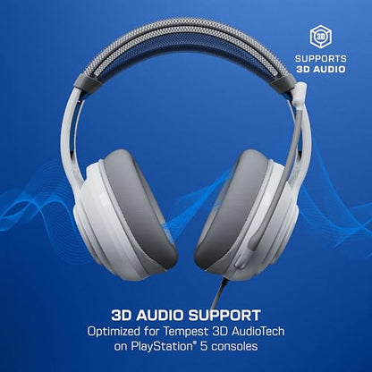 Bundle of Turtle Beach Atlas 200 Wired Gaming Headset Officially Licensed for PS5 & PS4 - White + Victrix Pro BFG Reloaded Wireless Gaming Controller Officially Licensed for PS5, PS4, PC - White - color: White Bundle