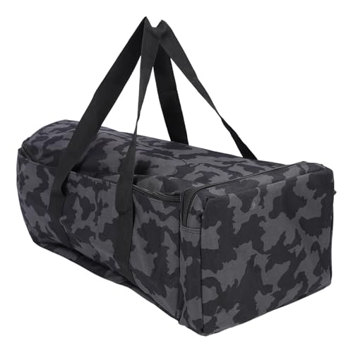 Asixxsix RC Bait Boat Storage Bag, 1000D Oxford RC Boat Remote Control Fishing Boat Cover Bag, 60 x 30 x 20cm, 24 x 12 x 8inch, Suitable for Most Bait Boats, Double Zipper - color: Black Camouflage