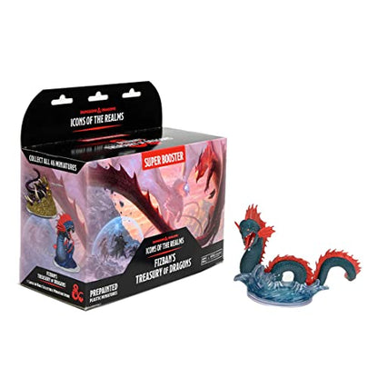 WizKids D&D Icons of The Realms: Fizban's Treasury of Dragons - Super Booster (Set22) - Contains 1 Huge Rare Figure, Pre-Painted, Pre-Assembled, Miniature, Dungeons & Dragons - style: Super Booster