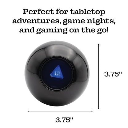 Mystic D20 Dice Ball - 20 Sided Dice Fortune Ball for DND, RPG & TTRPG Fans