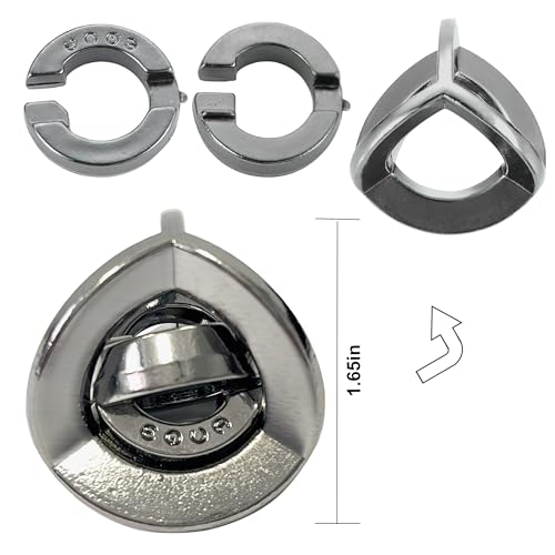Metal Brain Teasers Puzzles 3PCS | Unlock Interlocking Puzzles