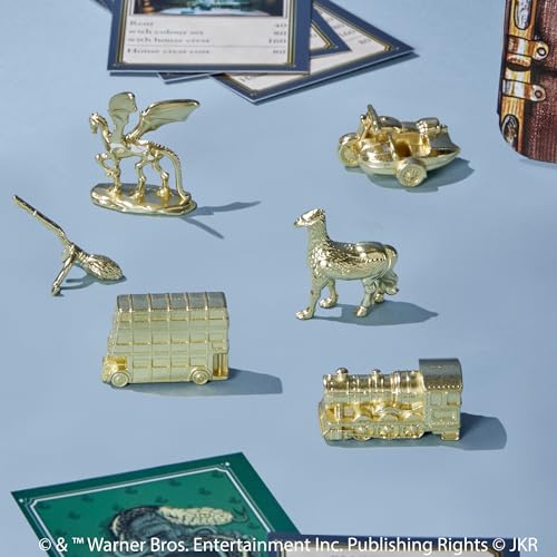 Hasbro Gaming Monopoly Harry Potter Edition Board Game | A Magical Adventure at Hogwarts | Ages 8 and Up | 2 to 6 Players | Family Games | Gifts for Kids and Adults