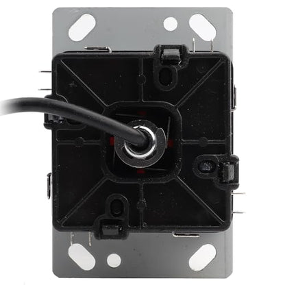 plplaaoo 8 Way Flight Joystick Game Trigger Top Button High Sensitivity Soft Spring Pressure Long Travel Black Red Metal Plastic Simulator Flight Machines