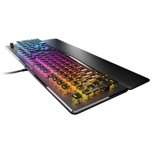 Turtle Beach Vulcan II Full-Size Mechanical RGB Gaming Keyboard | Titan Mechanical Switches, Customizable RGB Keys, Detachable Palm Rest, Media Controls, Aluminum Top Plate, Numpad, Black - color: Black