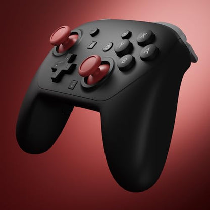 eXtremeRate Replacement 3D Joystick for Nintendo Switch 2 Pro Controller, Left Right Analog Stick Thumbsticks with Screwdriver Tools for Switch 2 Pro Controller, Multi-Colors Options - Carmine Red - color: Carmine Red