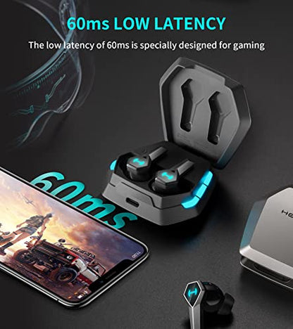HECATE by Edifier GX04 ANC True Wireless Gaming Earbuds, Active Noise Cancelling Bluetooth Gaming Earbuds with Ultra Low Latency, H+ Special Game Sound Effect, 6 Microphones, RGB Lighting, Fast Charge