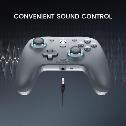 GameSir G7 SE Wired Controller for Xbox Series X|S, Xbox One & Windows 10/11, Plug and Play Gaming Gamepad with Hall Effect Joysticks/Hall Trigger, 3.5mm Audio Jack-Gray - color: Gray