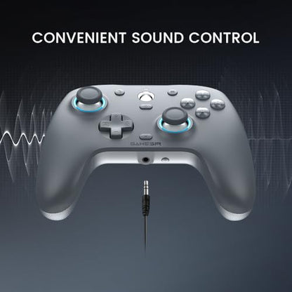 GameSir G7 SE Wired Controller for Xbox Series X|S, Xbox One & Windows 10/11, Plug and Play Gaming Gamepad with Hall Effect Joysticks/Hall Trigger, 3.5mm Audio Jack-Gray - color: Gray