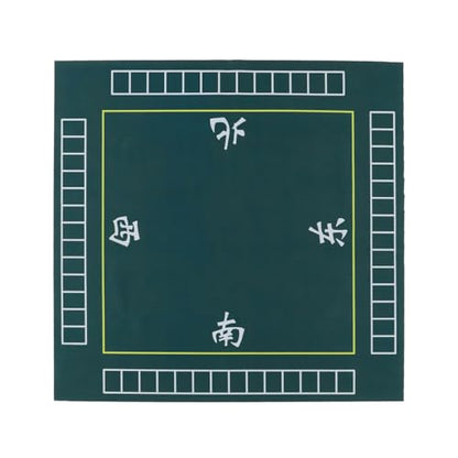 Alasum Mahjong Table Mat Thick Felt Game Mat with Non-Slip Backing Square Table Cover 30.70X30.70 Inch Noise Reduction Board Game for Mahjong Dominoes Poker