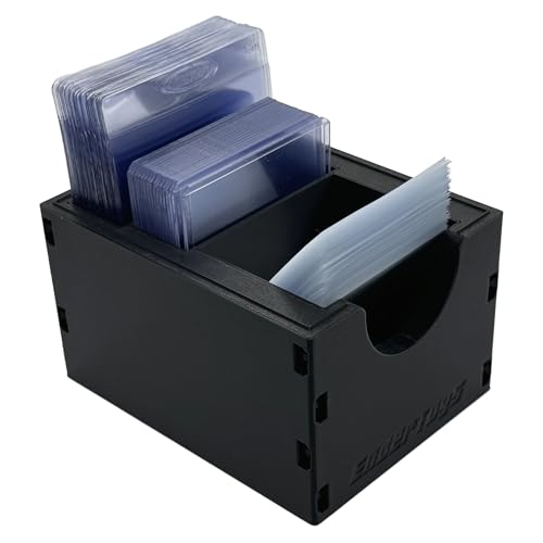 EnderToys Card Caddy (TCG Rip Station) - Toploader Dispenser - Penny Sleeve Holder - color: Card Sleeve Slim Caddy - Black