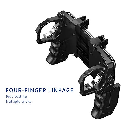Newseego for Mobile Game Controller, Game Controller Gamepad with L1R1 Trigger for Sensitive and Aim Trigger Controller for Android & iOS for Rules of Survival
