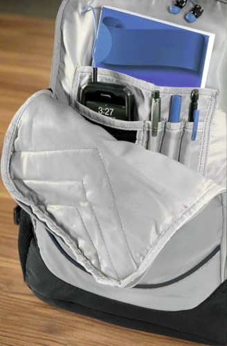 Broad Bay College Logo Backpack | Official Logo, Padded Laptop Computer Section, Premium 600 Denier Nylon Fabric, - color: Black & Gray