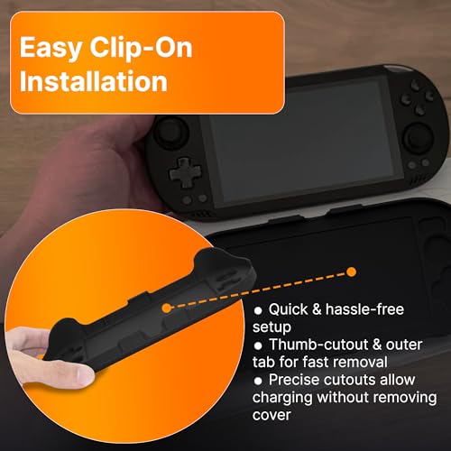SplashNColor Console Cover Compatible with Odin 2 Mini Clipshield Slim Protective Shell Reversible Pocket Handheld Emulator Retro Portable Gaming Case No Travel Bag Needed