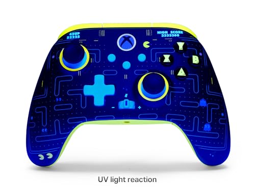 PowerA Wireless Controller for Xbox Series X|S - PAC-MAN SE, hall effect thumbsticks, low latency wireless, officially licensed, works with Xbox One and Windows 10/11 - color: PAC-MAN Special Edition