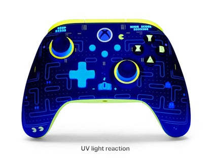PowerA Wireless Controller for Xbox Series X|S - PAC-MAN SE, hall effect thumbsticks, low latency wireless, officially licensed, works with Xbox One and Windows 10/11 - color: PAC-MAN Special Edition