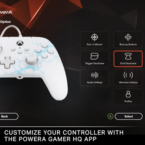 PowerA Advantage Wired Controller for Xbox Series X|S - Arctic Ice, gamepad, hall effect thumbsticks, gaming controller, USB-C, Works with Xbox One, Officially Licensed - style: Arctic Ice