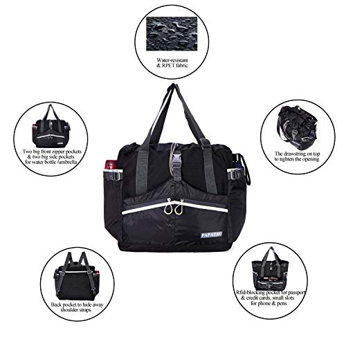 Rfid Travel Tote Bag 40L Convertible Beach Tote Backpack | Rfid