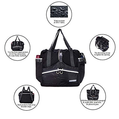 Rfid Travel Tote Bag 40L Convertible Beach Tote Backpack | Rfid