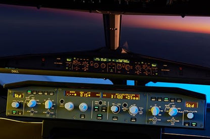 WingFlex Flight Simulator Flight Control Unit Airbus FCU A320,MSFS Fenix A320-200,Xplane-12/11, Boeing edition, Flight Multi Panel, FMC Flight Management Computer Prosim320 Toliss A319 A320 Neo A340