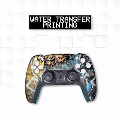 Dishonestty Custom PS-5 Controller Wireless compatible with Play-Station 5 Console by BCB Controllers | Proudly Customized in USA with Permanent HYDRODIP Printing(NOT JUST A SKIN)(MODDED) - color: Dishonestty, size: Modded - Front Print Only