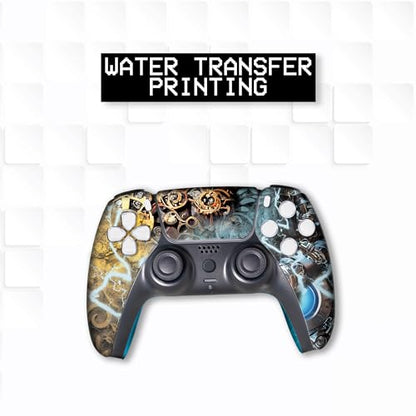 Dishonestty Custom PS-5 Controller Wireless compatible with Play-Station 5 Console by BCB Controllers | Proudly Customized in USA with Permanent HYDRODIP Printing(NOT JUST A SKIN)(MODDED) - color: Dishonestty, size: Modded - Front Print Only