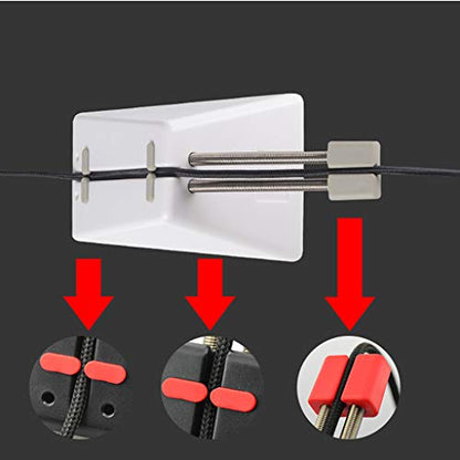 Hotline Games Mouse Bungee Wire Holder Line Fixer Management Holder for Zowie for CAMADE Gaming Mouse Gaming Mouse Skate Feet Pad Edge Sticker Receiver Adapter Keycap Side