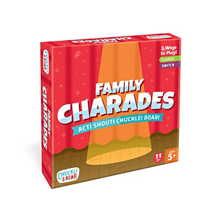 Chuckle & Roar Classic Charades – Act! Shout! Chuckle! Roar! Family Party Game for Ages 5+ | 2 Game Modes, 750 Charades Ideas, 3+ Players