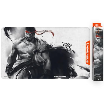UniVersus: Street Fighter 6: Challenger Series Playmat - Ry - 24 x 14 Neoprene Mat, Collectible Tabletop Card Game Accessory, UVS Games, Licensed