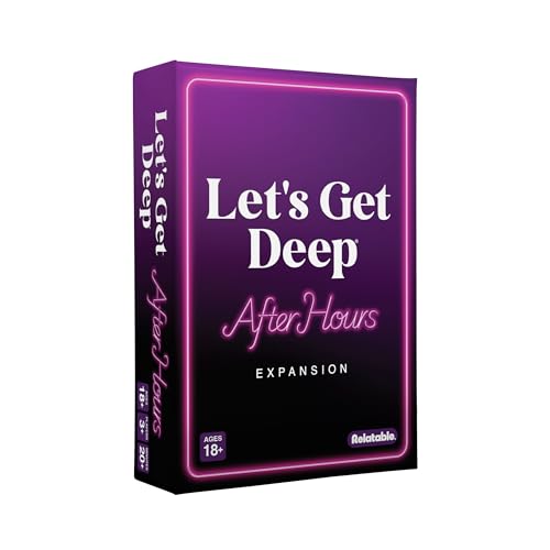 WHAT DO YOU MEME? Let's Get Deep: After Hours Expansion Pack by Relatable, Designed to Add on to the Let's Get Deep Core Game, Great for Couples Gifts, Wedding Registry Gifts, Includes 100 Cards - style: After Hours Expansion