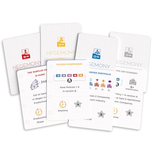 Hegemony: Crisis & Control Expansion - Add New Automas & Modules, Solo Play, Unique Asymmetric Card Driven Game Board Game, Ages 14+, 1-4 Players - style: Crisis & Control
