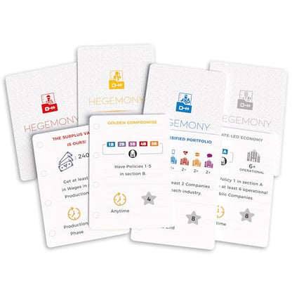 Hegemony: Crisis & Control Expansion - Add New Automas & Modules, Solo Play, Unique Asymmetric Card Driven Game Board Game, Ages 14+, 1-4 Players - style: Crisis & Control