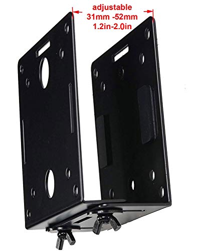 VideoSecu Adjustable Small Device Wall-Mounted Bracket for Cable Box Digital TV Media Players Game Consoles MTC02B 1QJ
